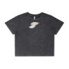 Wo's Stone Wash Heavy Crop Tee Thumbnail